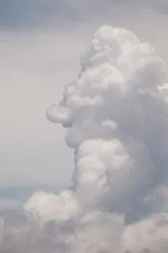 Vertical Cloud Scape  Cloud from Tropical Sky. Stock Photos