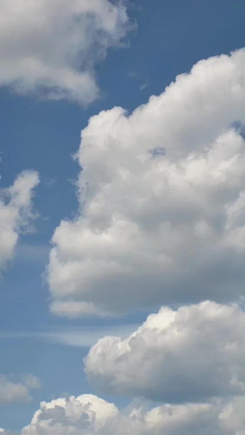 Vertical cloud sky time lapse Stock Footage 276881015