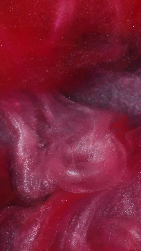 Vertical cloud splash sparkling fluid shiny paint Stock Footage 326337212