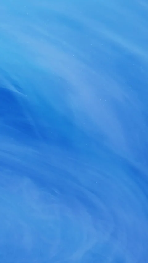 Vertical cloud swirl magic smoke blue paint mist Stock Footage 313797937