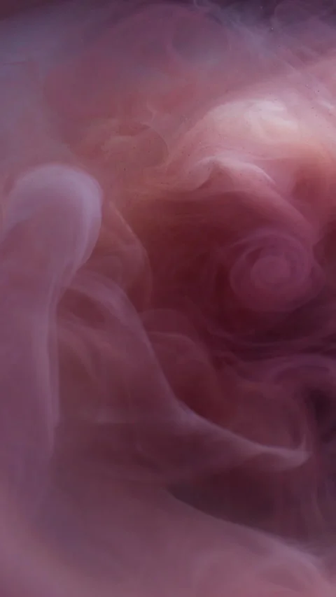 Vertical cloud vapor blend ink water splash flow Stock Footage 327630005