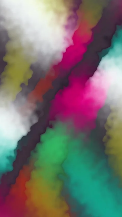 Vertical Color Lines Distorted Edges 4K Loop Stock Footage 319042954