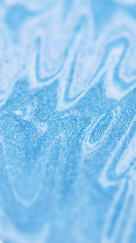 Vertical colored drip abstract ink blue wave paint Video stock 285008003