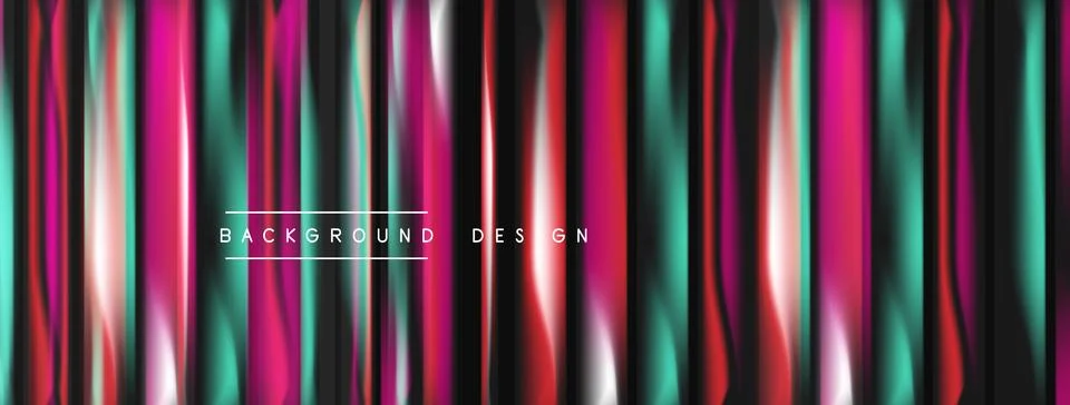 Vertical colorful lines create abstract background. Gradient shades blend, Stock Illustration
