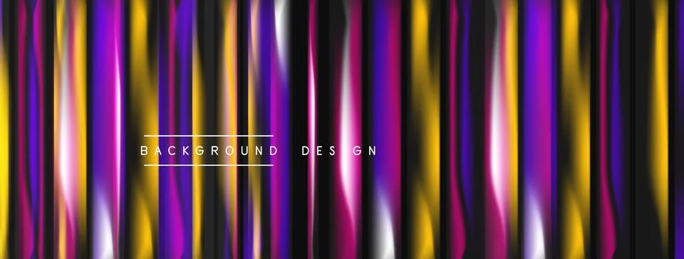 Vertical colorful lines create abstract background. Gradient shades blend, 스톡 일러스트