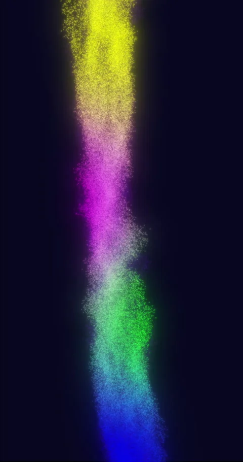 Vertical Colorful Particle Wave Flow Видео 327066373