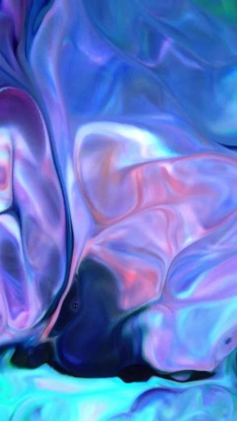 Vertical Colorful pattern of Creative Ink Painting Background 3 Stock Footage 306281077