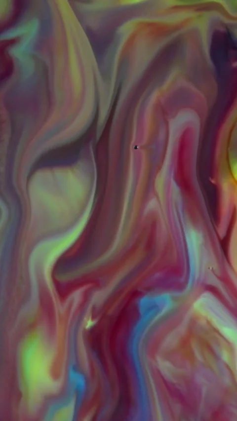 Vertical Colorful pattern of Creative Ink Painting Background 13 Stock Footage 306283205