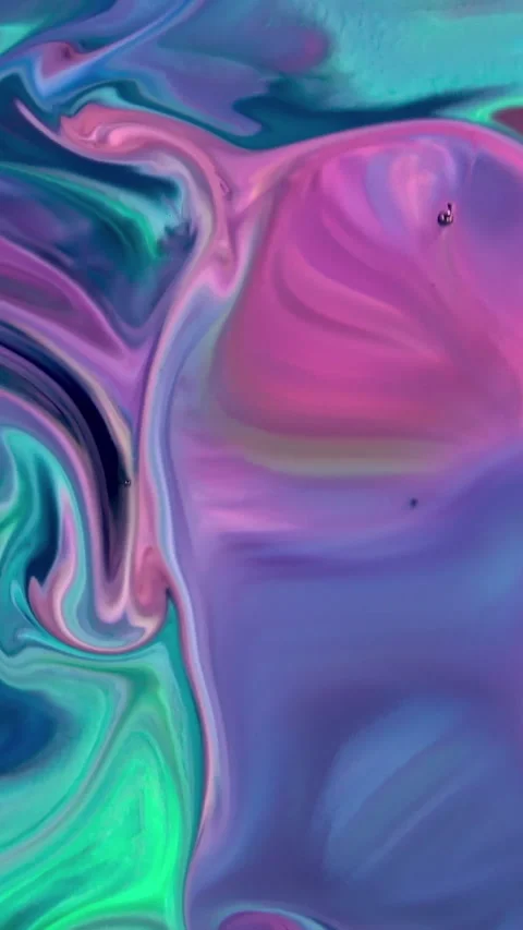 Vertical Colorful pattern of Creative Ink Painting Background 20 Stock Footage 306283925