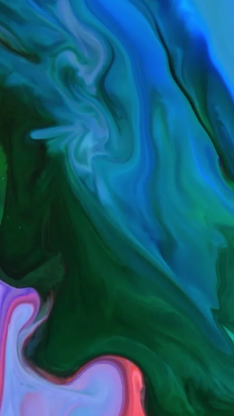 Vertical Colorful pattern of Creative Ink Painting Background 28 Stock Footage 306285759