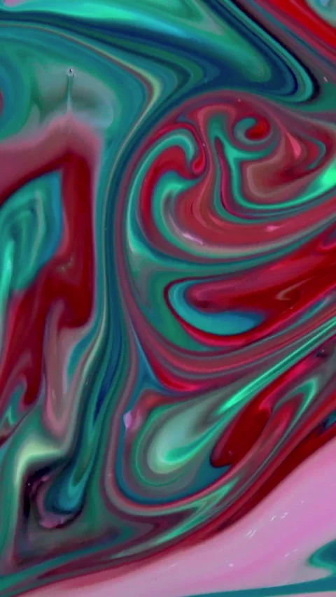 Vertical Colorful pattern of Creative Ink Painting Background 31 Stock Footage 306286349