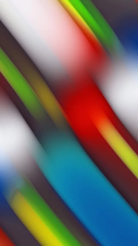 Vertical Colorful Waves Rotation 4K Loop Stock Footage 319042979