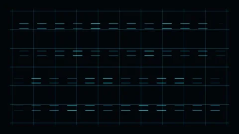 Vertical Column Of Quotes Scrolls Through A Trading Terminal Stock-Footage 344513423