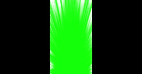 Vertical comic style white speed lines animation with green screen background Video stock 332191250