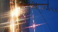 vertical - on coming traffic with star filter - time lapse Vídeos en HD