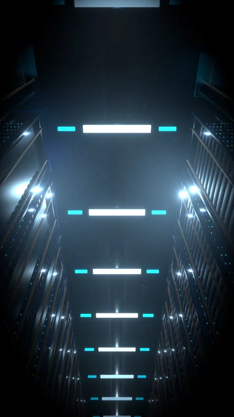 Vertical commanding low angle static view revealing a massive, Vertical 9:16 4K Stock Footage 338214721