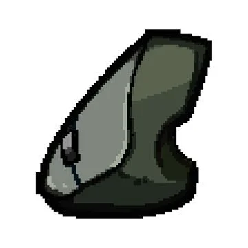 Vertical computer mouse providing ergonomic computing comfort Stockillustratie