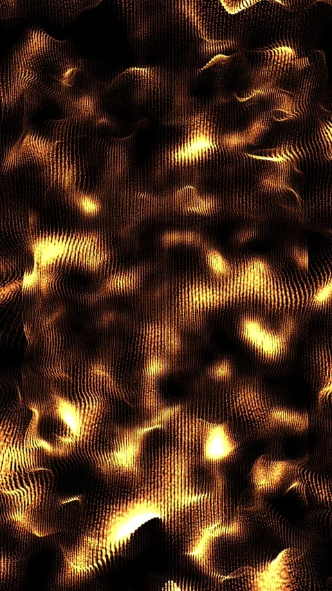 Vertical Copper Ember Fractal Flow 4K Loop Stock Footage 305356457
