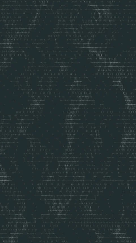 Vertical Corporate Presentation Matrix Background with Subtle Tech Waves for Stock Footage 336623652
