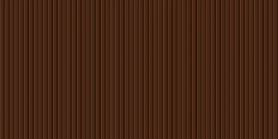 Vertical corrugated brown panel background pattern texture, close-up Stock Illustration