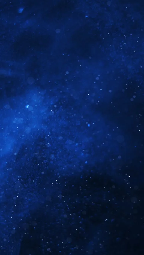 Vertical Cosmic Dust Blue Glow Background 4K Loop Stock Footage 270328630