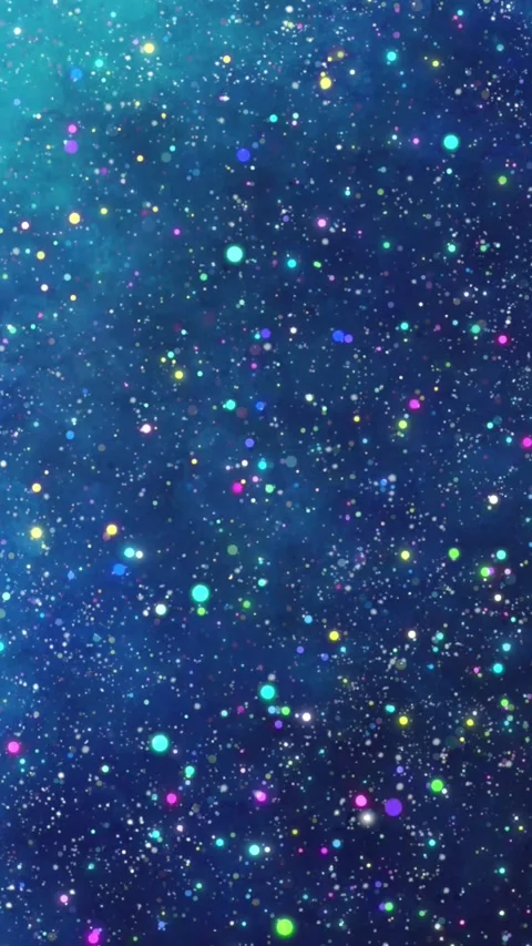 Vertical Cosmic Meditation Background, Glowing Stars Expanding into the Universe Stock Footage 343140590