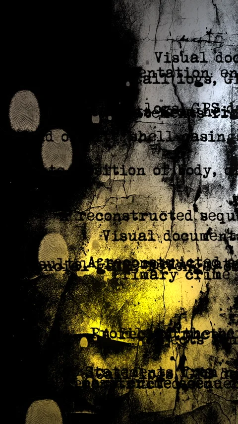 Vertical Crime Investigation Background for Mobile Thriller and Forensic Content Stock Footage 335388033