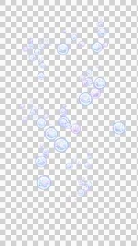 Vertical Cute 8bit Retro Game Style Purple and Cyan Bubble Illustration 스톡 일러스트