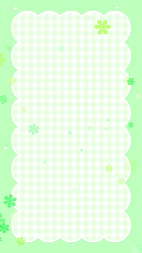 Vertical cute checkered background with floating flowers seamless loop Stock Footage 332464636