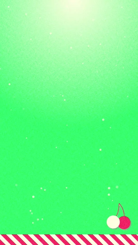 Vertical Cute Cream Soda Loop with Melon Soda Colors and Cherry Vidéo 334765443