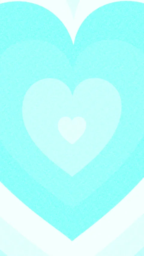 Vertical Cute Pop Heart Light Blue Wallpaper Loop Stock Footage 323150549