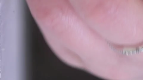 Vertical cutting mushroom Stock Footage 281012717