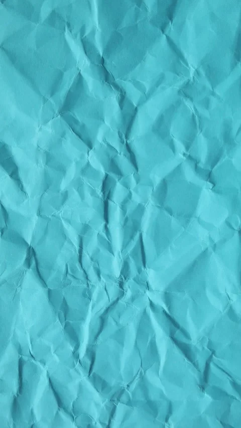 Vertical Cyan Crumpled Paper Texture Background Loop Vídeos de archivo 333965177