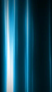Vertical cyan neon light beams on dark futuristic background with glowing s.. 스톡 일러스트
