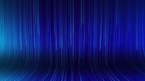 Vertical dark and light blue lines flow onto a horizontal surface, creating.. Stock Footage 258300411