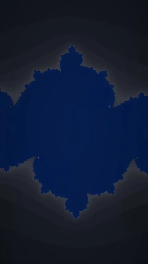 Vertical Dark Blue Fractal Pattern Abstract Motion Background Vidéo 345960851