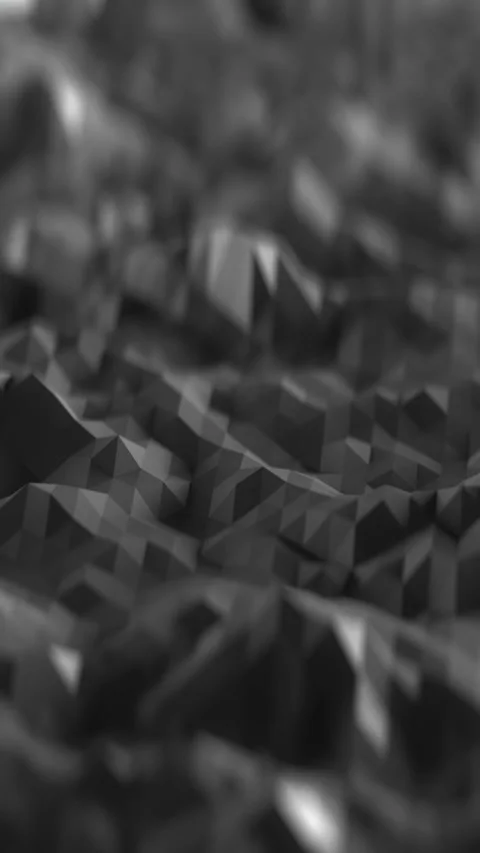 Vertical dark low poly animation Stock Footage 240489255