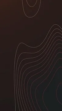 Vertical dark red abstract background with thin flowing contour lines and s.. Stock Illustration