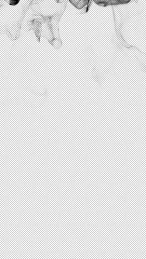 Vertical Dark Smoke Flow With Transparency Stock-Footage 344974052