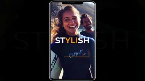 Vertical daynamic opener Modèle After Effects