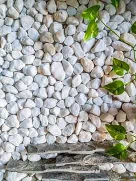 VERTICAL decor stone brick wall texture, siding different sized shapes Stock Photos