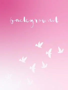 Vertical, delicate, unobtrusive quiet background for social media vector imag Stock Illustration