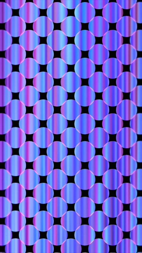 Vertical design with a tessellated pattern of smooth gradient circles Stock-Footage 331806351