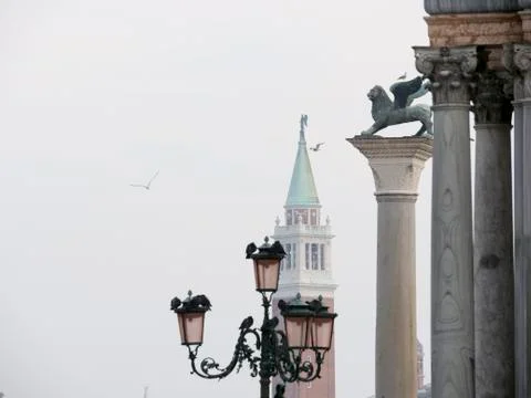 Vertical Detail Saint Mark's square 2017 Stock Photos