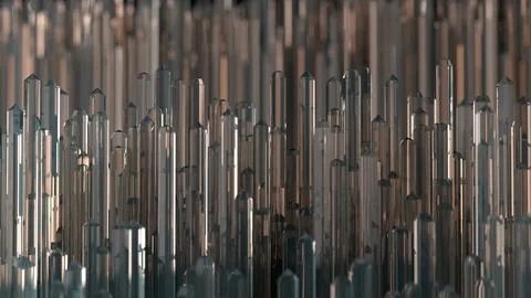 Vertical Diamond Sticks Illuminated By Light Stock Illustration