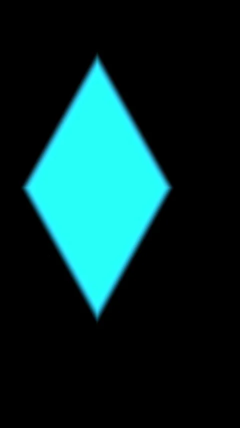 Vertical Diamond Transition Sharp Center Cyan Overlay Stockbeeldmateriaal 339135478