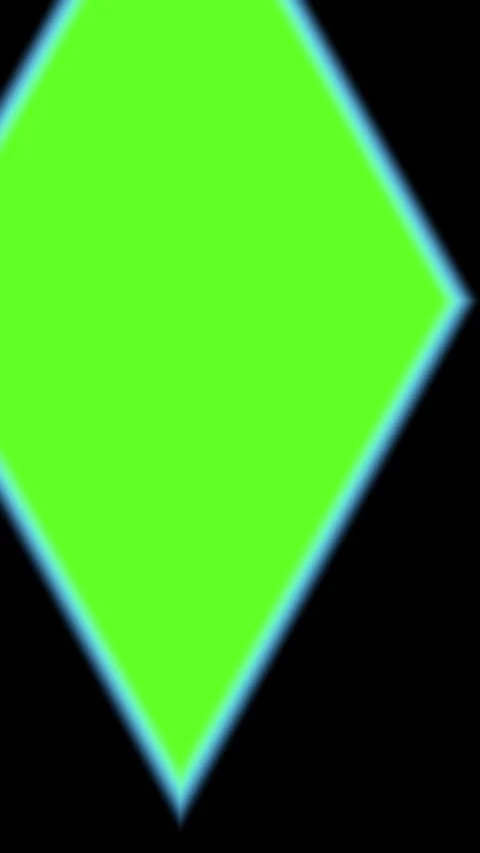 Vertical Diamond Transition Sharp Offset Chartreuse Overlay Stock-Footage 339135558