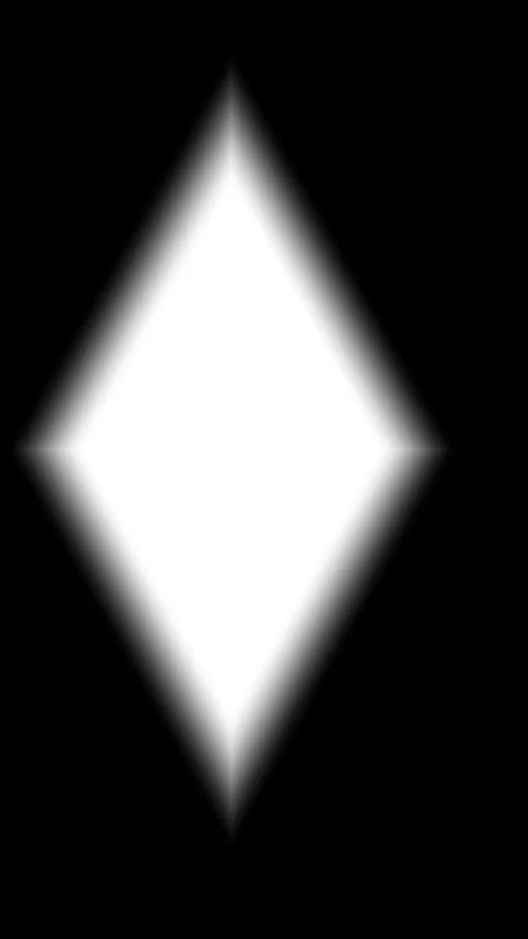 Vertical Diamond Transition Soft Center Reverse Luma Matte Stockbeeldmateriaal 339135557