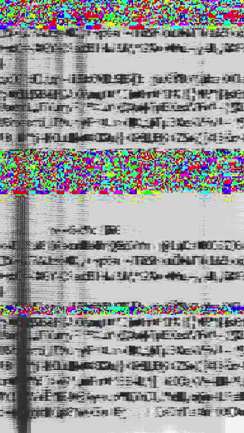 Vertical digital distortion glitch art 8... | Stock Video | Pond5