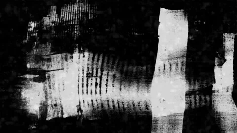 Vertical digital noise blocks with glitch distortion grunge background Stock Footage 327326846